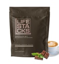 LIFESTACKS Focus Chocolate Coffee Creamer for Energy - MCT Powder + Nootropics + Adaptogeny - Zvýšení produktivity bez Jitters nebo Crash - Keto, Vegan, 0 Cukr - s Taurií, L-Tyrosin, Rhoddiola