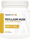 TransformHQ Celý Psylium Husk 8 OZ Powder - 5000mg Per Serving - Gluten Free, Non- GMO