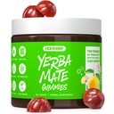 Yerba Mate Gummies - Yuzu & Ginger Flavor for Energy, Focus, Immunity & Cardio Health CLANE124; Vegan, Non- GMO, Gluten- Free - 50 přírodní doplněk Gummies