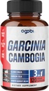 agobi 3in1 Garcinia Cambogia Extract Kapsle - 11200mg Bylinný dodatek pro tělesné zdraví a imunitní podporu - Smíchaný s organickým zeleným čajem a bílou ledví Bean - 120 Vegan Kapsle - 2 Měsíční dodávky