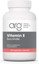 Alergie Výzkumná skupina Vitamin E Suppension - pro muže a ženy, 400 IU D- Alpha- Tochoferyl, Antioxidant, Vegetariánské kapsle - 100 Počet