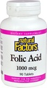 Přírodní faktory Kyselina listová 1 MG, 90 CT