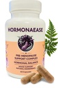 HormonaEase Dámské wellness dodatek - Vegan Hormonal Balance, Mood & Energy Support with Maca Root & Dong Quai
