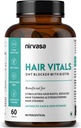 Vitální DHT blokáda s biotinovými tabletami s Beta- Sitosterolem & Stenging Nettle Root Extract 124; Vlasové vitaminy pro muže a ženy - 60 tablet