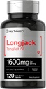 Horbäach Longjack Tongkat Ali pro muže a ženy CLAS124; 1600mg CLAS124; 120 Capsules CLAS124; Extract Supplementary CLAS124; Maximální síla pilulky CLAS124; Eurycoma Longifolia CLAS124; Non- GMO a gluten zdarma