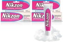 Nikzon Hemoroid Cream 124; Dvojitý účinek na bolest a otok, Numbs dráždivý Anorektální oblast, Soothing & Fast- působící vzorec, Dual- Akce Hemoroid Léčba, 0.9 Oz, 2- Pack