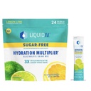 Liquid I.V. Sugar- Free Hydration Multiplier - Lemon Lime - Hydration Powder Packets, Electrolyte Drink Mix, Easy Open Single-Serving Stick Non- GMO 24 Sticks + 1-0.45 zelený hroznový cukr bez