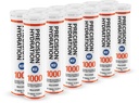 Precision Hydration Electrolyte Tablety - Multi Strength Effervescent Hydration Tablety - Bojové křeče - Nízká kalorie, Gluten Free, Vegan / Vegetarian Friendly (12 Tubes, 1000mg / L - Orange Tube)