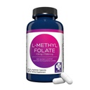 MD Life L- Methylfolát 7, 5 mg dodatek - Professional- Grade Active L Methylfolát Dodatek - 120 Kapsle - L- Methylfolát 7, 5mg - Maximální potence MTHFR W / Essential Amino Acids