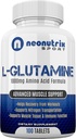 L- glutamin 1000mg Aminová kyselina Kapsle Post Workout Recovery Dodatek pro imunitní, stravitelné a Gut podpora nitrogenové transportér pro svalové zotavení a vytrvalost pro muže a ženy podle Neonutrix Sport