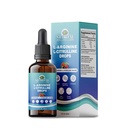 L- arginin L- citrulin Kapky kapalné, L- arginin pro muže s boronem a zinkem, vysoká absorpce L- arginin L- citrulin doplňky, sublingvální tekutý L- arginin 1000 mg, Vegan, non GMO, 60 ml