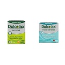 Dulcolax Stimulant Laxative Tablets (100 Count) Gentle Overnight Constolly Relief, Bisacodyl 5mg & Stool Softener Laxative Liquid Gel Capsules (100ct) for Gentle Relief, Docusate Sodum 100mg