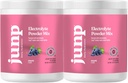 JUNP Electrolytes Powder No Sugar No Carbs - Vine zrající grape infused Drink Mix - Draslík & Salt Electrolyte Hydration Powder Nula Calorie Cukr Volný Electrolyte Powder, 180 Servings