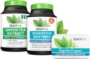 Zenwise Zdraví Dědičné Enzymy, Green Tea Extract, a Free Travel Tin