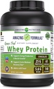 Amazing Installas Grass- Fed Whey Protein Dodatek 124; Chocolate Flavor OF 124; 25 G Protein Per Serving OF 124; Non-GMO OF 124; Gluten- Free OF 124; Made in USA