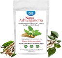 One Planet Nutrition Nano Ashwagandha Leaf & Root Powder 8 oz (227 Servings), 10: 1 Extract, Podporuje duševní jasnost, Non- GMO, Vegan, gluten- Free