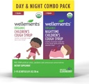 Vyhovuje organický den & Nighttime Dětský kašel Combo Syrup 124; Soothing Daytime & Nighttime Cough Relief USDA Organic Affair124; Value Pack (2) 4 Fl Oz. Láhve, 1 rok +