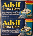Advil Liqui- Gels Minis, 80 Kapsle per Lahvička (3 Lahvičky)