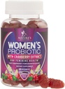 Probiotika pro ženy gumové s brusinkou - 6 Premium proužky pro PH rovnováhu, stravovací zdraví, Vaginální a imunitní podpora, 3 miliardy CFU, Ženské probiotické žvejkačky pro zdraví žen - 60 Gummies