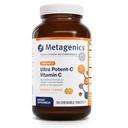 Metagenika Ultra Potent- C Chewable - 250 mg Buffered Vitamin C s bioflavonoidy, L- lysin & L- cystein - Imunitní a antioxidant Support - Non- GMO, gluten- Free - Natural Orange Flavor - 90 Tablety