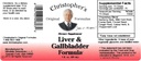 Christopher 's Original approvas Játra a žlučník Formule, Bylinný dodatek pro detox & stravitelná podpora, 2 fl oz