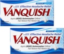 Vanquish Extra Strength Bolest hlavy a zmírnění bolesti, s Acetaminophen, Aspirin, a kofein 124; Digital Eye Strein PHAR124; 100 Počet, Balení po 2
