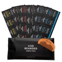 Live Beard Oil and Butter Grooming Kit Balíček s Comb, Bonus Gift - All- Natural Ingredients Shea, Argan, Jojoba - Podpora růstu - Vyrobeno v USA