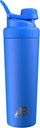AeroBottle Cryo Shaker Cup, Izolované nerezové oceli láhev vody a protein Shaker, Směs protein a Pre cvičení s turbulentní míchací technologie, Ne míchání koule nebo Wisk, 26oz, Artic Sea Blue