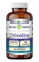 Úžasné doplňky Citicolin dodatek 124; 1000 Mg per Serving 124; Kapsle 124; Non- GMO 124; Gluten- Free PHAR124; Made in USA (1 balení, 60 Počet)