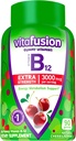 Vitafuze Elderberry Gummy Vitamíny 90ct Vitamin B12 Gummy Vitamíny Energetický metabolismus Nervový systém Podpora 90ct
