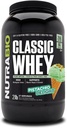 NutraBio Classic Syrovátkové bílkoviny Powder- 25G Protein Per Scoop - Full- Spectrum Amino Acid Profile - No Fillers, Umělé barvy, Konzervativa - (Pistachio Delight, 2 litry)