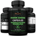 Super Zelení - Podpora imunitního systému - 500 mg 120 Vegan Kapsle - Superfoods for Daily Booster - Zdravé Keto Blend s Acai, Wheatgrass, Guarana, Chlorella, Flaxseed, Matcha, Maca - by NextGenU