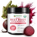 Řepkový džus Powder Organic - Cold Pressed - 20: 1 Koncentrovaný řepkový kořenový prášek - Oxid dusnatý - Cirkulační podpora - 57 Servings of Beet Root Supplement - 7oz