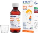Dr.Talbot 's Mucus + Cold Relief Liquid Medicine, Přirozeně inspirované, pro děti, Zahrnuje dávkovací pohár, Přírodní Grape Juice Flavor, 4 Fl Oz