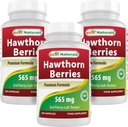 Nejlepší Naturals Hawthorn Berry 565 mg 180 Kapsle (180 Počet balení po 3)