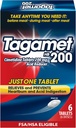Tagamet HB 200 mg Cimetidin Acid Reducer and Heartburn Relief, Relieves and Prevents Indigestion, 6 Count