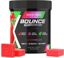Bounce Pro Creatine Monohydrát Gummie pro muže a ženy, Nízká kalorie, 6G Creatine per Serving, Vegan, Anti- Melting, gluten- Free, Non- GMO, 2g Creatine per Gummy (30ct, Meloun)