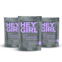 Hey Girl Sleep Tea - Přírodní bylinné čajové sáčky s heřmánkem, Vášeň Květina, Valerian Kořen, Lemon Balzám - uklidňující, relaxační dospělí Sleepy Night Time Tea - Relaxační dárky pro ženy 3- balení