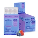 Neuro Melatonin 5mg Spi & Dobíjecí mincovny (144 kusů) - Rychlé rozpuštění melatonin cukr zdarma minty s citrónovým balzámem & heřmánek pro lepší spánek - Klidný spánkový doplněk pro dospělé - Night Berry Flavor