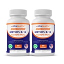 Vitamatický methylvitamin B12 (methylkobalamin) 10 000 mcg (10mg) 60 Lozengů - Superior Source of Vitamin B12 (2 Pack)