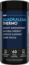 RSP Nutrition QuadraLean termogenní spalovač tuků pro muže a ženy, Úbytek hmotnosti, Crash- Free Energy, Metabolismus Booster & Appetite Suppressant, dietní pilulky, 60 Serv (Balení května Vary)