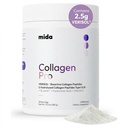 VERISOL ® Hydrolyzované kolagen Peptidy typu I & III s vitamínem C, Hyaluronic acid, Biotin, Q-ACTIN ® PHARMA124; Neochucený protein prášek pro hladkou pleť, tlusté vlasy, silné nehty a společné zdraví