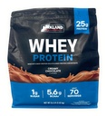 Kirkland signature syrovátka 25g protein, 1 g cukru, 5.6g BCAA, asi 70 Serings Creamy Chocolate Flavorted