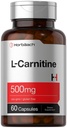 Horbäach L Carnitin dodatek 500mg CLAS124; 60 Kapsle CLAS124; jako L- Carnitin L- Tartarát CLAS124; Non- GMO a gluten zdarma