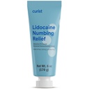 Curist 5% Lidokain Cream Maximální síla Topical Pain Relief - 6 oz (170 g) XL Tube - Numb rychle & Efektivně Numbing Formulation - (1 balení - 6 oz Tube)