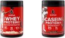 Six Star Elite Series 100% Whey Protein Plus Vanilla Cream 1.8lbs US & Casein Protein Powder Elite Casein Protein Powder Slow-Digesting Micelar Casein Protein