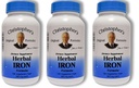 Christopher 's Original Installas Herbal Iron Formule, Natural Iron Support, 450 mg, 100 Vegetariánských kapslí