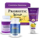 MASSE 'dodatek stravy pro správné trávení - Probiotická bilance & Obnovit vzorec - Probiotické Lemon Tělesné mýdlo a kůže záchranné probiotické Lotion