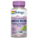 SOLARAY Ginkgo Biloba Extract, 60mg CLANE124; 60 Počet