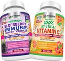 Elderberry imunitní podpora a přírodní vitamin C - Bundle